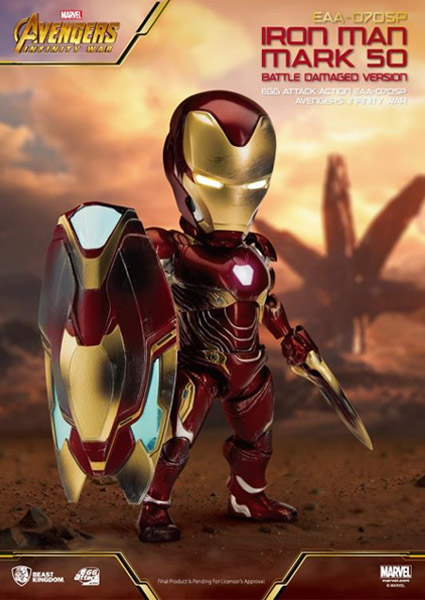 Beast Kingdom Marvel Avengers Iron Man Mark L  Egg Attack Figure